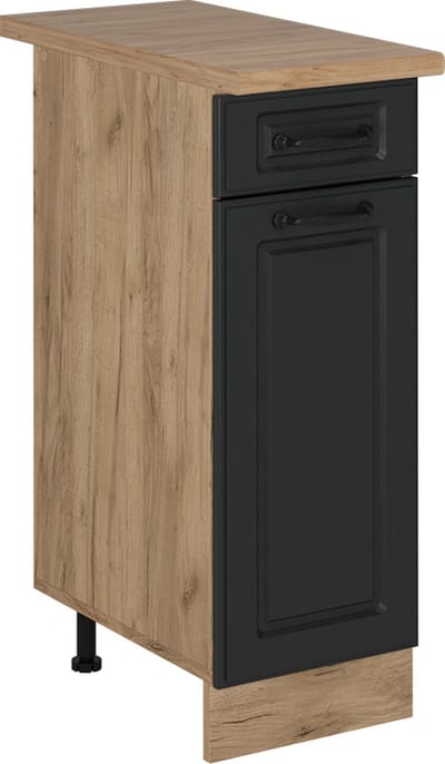 Vicco R-Line Keukenonderkast – 30 cm, WB Eik Antraciet landhuis