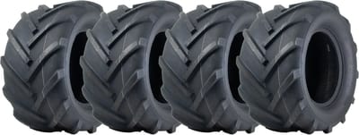 24x12.00-12 tractorband, open midden, 6-laags Wanda P328, zitmaaier - set van 4