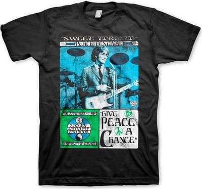 The Beatles Unisex Tshirt -S- Toronto Peace Festival Zwart