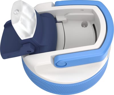 Kambukka - Waterfles deksel met rietje - Lagoon Multipack Blue
