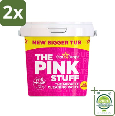 The Pink Stuff - Cleaning Paste - Allesreiniger - Voor Hardnekkig Vuil - 850g - Voordeelverpakking - 2 stuks - The Pink Stuff - Schoonmaken