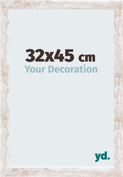 Your Decoration - Fotolijst 32x45 cm - MDF - White Wash - Catania