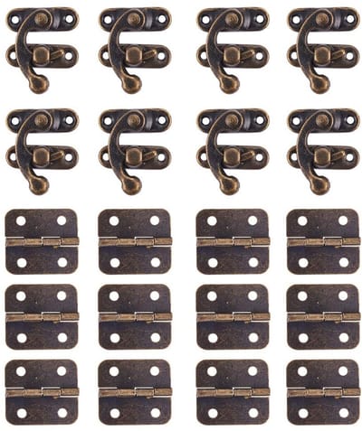 Dailygoods- Scharnieren 60 Sets Mini Antieke Bronzen - Kleine