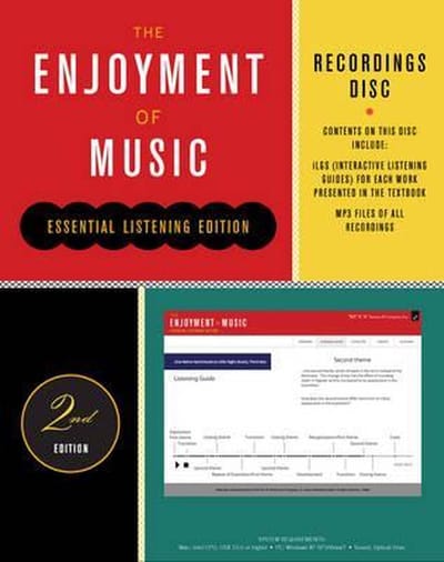 Recordings Disc: For the Enjoyment of Music, Essential Listening Edition, Second Edition