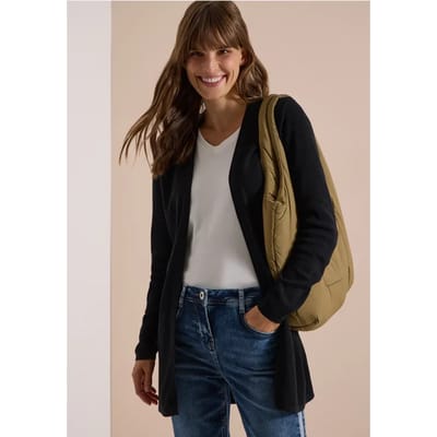 Open vest met lange mouwen