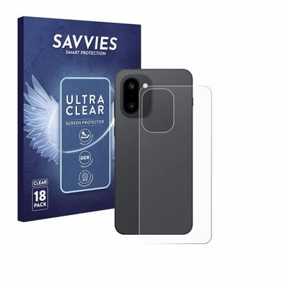 Savvies - Screenprotector voor OnePlus 15R (Achterkant) - Folie Beschermfolie transparant 18 Stuks