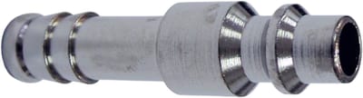 euro insteeknippel met slangpilaar - 1/4 duims - slangtule - 6.5 mm - insteek nippel