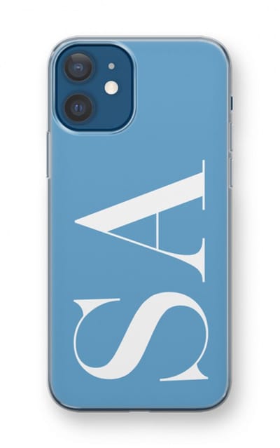 Gepersonaliseerd - Case Company® - Hoesje geschikt voor iPhone 12 mini hoesje - Monogram N°2 - Soft Cover Telefoonhoesje - Bescherming aan alle Kanten en Schermrand