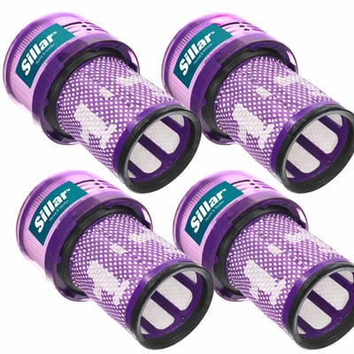 Sillar Stofzuigerfilter – wasbaar - vervangingsfilter geschikt voor Dyson V12 Detect Slim Absolute Total Clean – 4 stuks – vervangt 971517-01