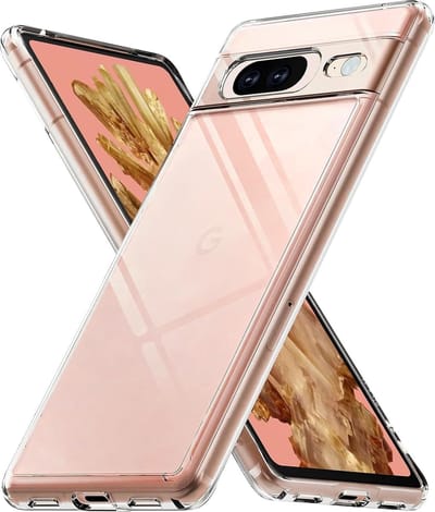 Hoesje voor Google Pixel 8 backcover Shockproof siliconen Transparant