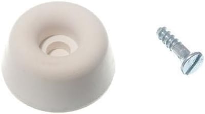 Toiletbril Buffers - Zachte Stoppen - Meubels Beschermen - Rubberen Demping - 8 Stuks - Wit