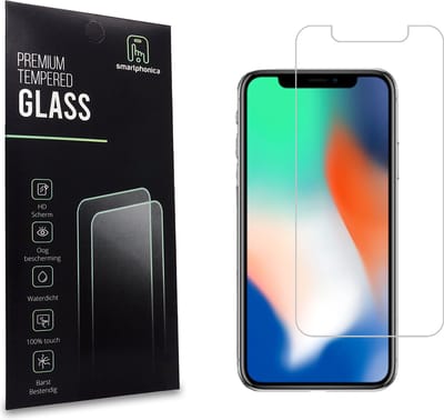 Smartphonica iPhone X/Xs screenprotector van glas met notch geschikt voor Apple iPhone X/10;Apple iPhone Xs