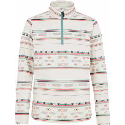 Protest Prtvesh Jr – Skipully Meisjes – Lange mouwen – 1/4 rits – Kitoffwhite