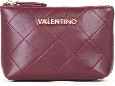VALENTINO Toilettas Nur Re Soft Cosmetic Case Vino Wijnrood