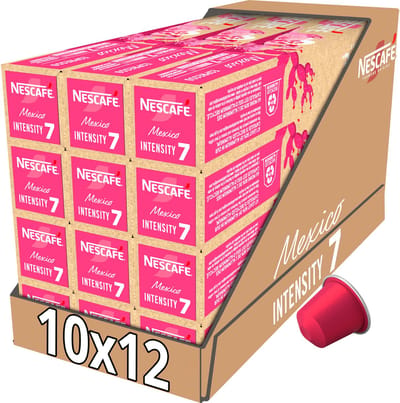 Nescafé Farmers Origins Mexico Nespresso compatible capsules - 10 koffiecups x 12 doosjes