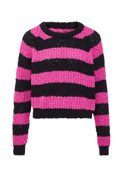 Mymo Jumper Dames zwart-paars
