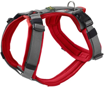 Hunter Harnas Maldon Up Rood&Grijs - Hondentuig - 53-71 cm