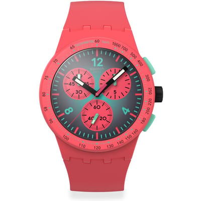 Swatch NEW CHRONO PLASTIC PARADISO KINETIKO SUSP100 Montre-bracelet Verte red