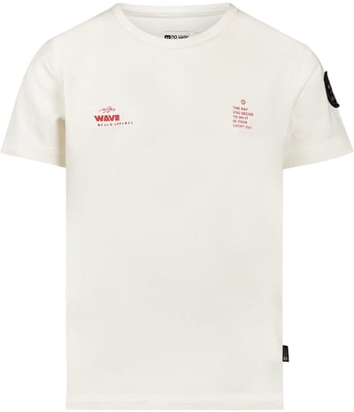 No Way Monday - Jongens T-shirt - Offwhite - Maat 116