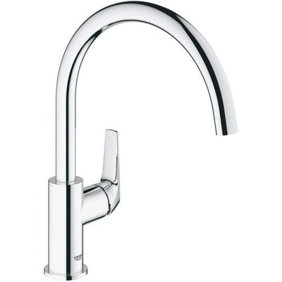 GROHE BauFlow Keukenkraan - hoge draaibare uitloop - chroom - 31538001