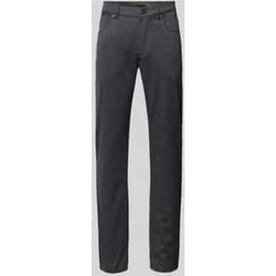 Regular fit stoffen broek met Franse Steekzakken