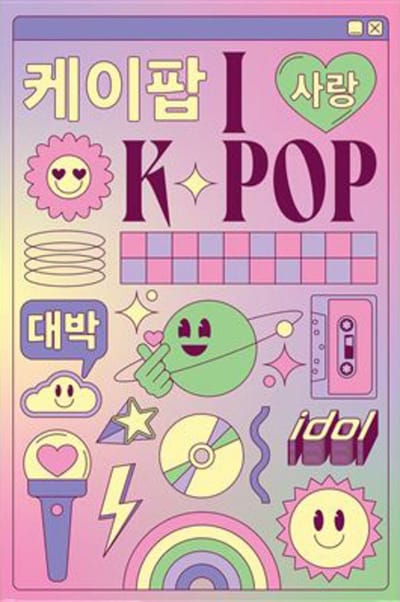 Poster K-Pop - I love K-Pop 61x91,5cm