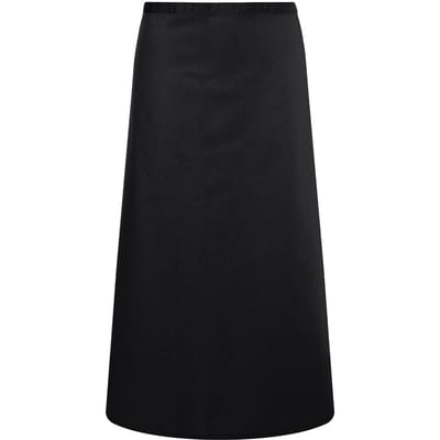 Karlowsky Basic Bistro Contrast Schort (Zwart)