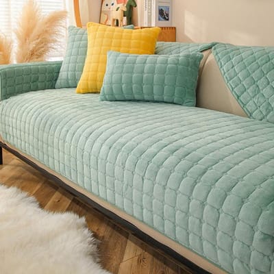 Zachte Velvet Bankhoes Voor Bank Anti-Slip Bankhoes Voor Woonkamer Mode Effen Kleur Verdikken Flanel Pluche Bankhanddoek 90x160cm 1pc