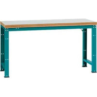 Manuflex werkbank Profi standaard, Tafelblad kunststof B 1750 x D 700, waterblauw