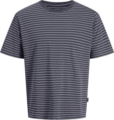 Jack&jone Jormontauk Tripe Tee Crew Neck Odyey Gray | Grijs | Maat: S