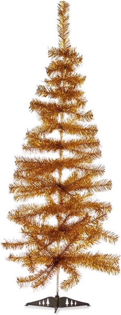 Krist+ Kunst kerstboom - goud - H120 cm - kunststof - kunstboom