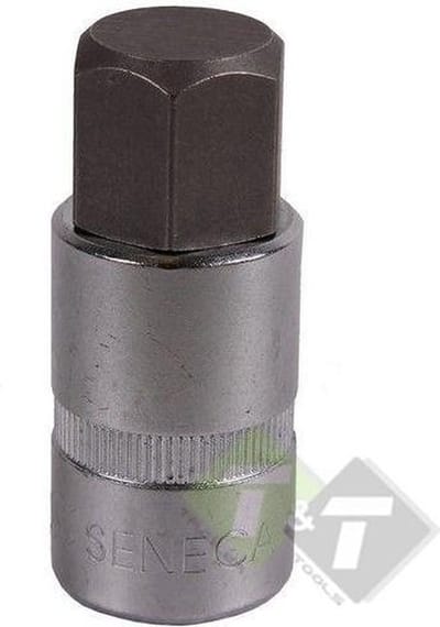 Inbusdop, 1/2 duims aansluiting, 55mm, 10mm, Seneca