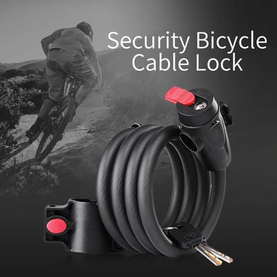 Fietskabelslot Veelzijdig, robuust antidiefstalbeveiligingskabelslot voor MTB, elektrische motorfiets 1.8 gray