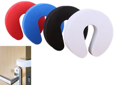 Dailygoods- Klembescherming Veilig - Deurstopper voor Kinderen - Vingerklembescherming - Knelbescherming - Multifunctioneel - Zacht EVA-schuim