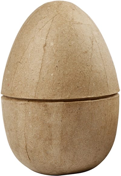 2-delig ei, H: 12 cm, d 9 cm, 1 stuk
