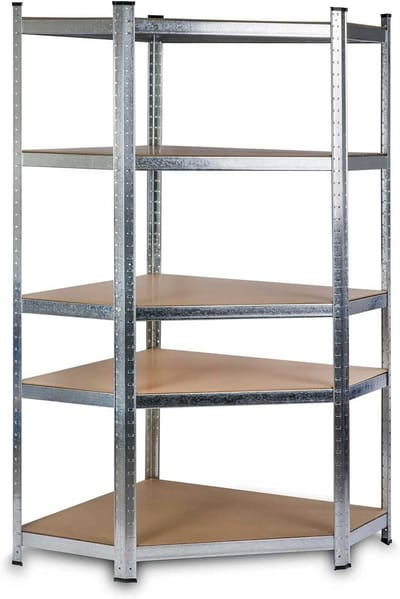 Zwaar Steekrek 5 Planken - Hoek/Kelder/Werkplaats - 180x90x40 cm - 875 kg Draagkracht
