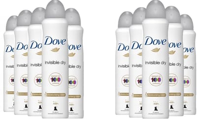 Dove Deo Spray XL - Invisible Dry Women - 10 x 250 ml - Voordeelverpakking