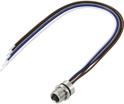 TRU COMPONENTS TC-13751916 Aansluitkabel M8 x 1, M10 x 0.75 Aantal polen (sensoren): 5 Bus, recht 0.2 m 1 stuk(s)