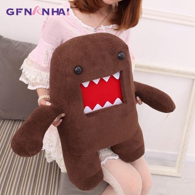 1 Stuk 3242Cm Japan Domo Kun Creatieve Kawaii Pluche Speelgoed Domokun Cartoon Pluche Gevulde Pop Baby Peuter Kind Verjaardag Kerstcadeau 42CM