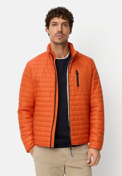 camel active Blouson met opstaande kraag - Maat menswear-M - Oranje