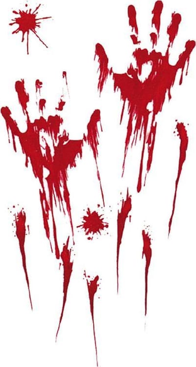 Halloween Decoratie Halloween Raam Sticker Hand Versiering Horror Accessoires Halloween Raamdecoratie – 1 Stuk