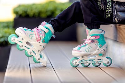 Raven Lia 3-in-1 Kinder Skates/Schoenen Maat 27-30 LED Wielen
