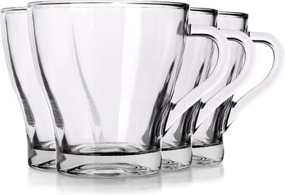 Drinkglazen voor Koffie en Thee 280 ml 4 stuks - Waterglazen - Glazen - Limonadeglazen
