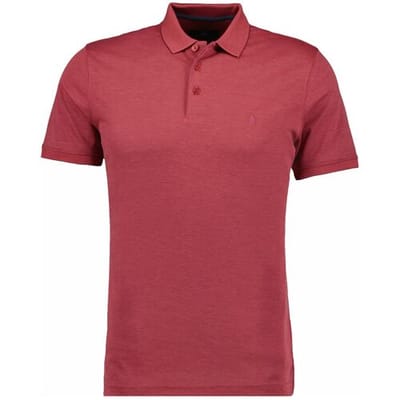 Ragman Uni Polo Light Cotton Mix Dark Coral / male