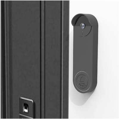 Duurzame Siliconen Beschermhoes voor Google Nest Deurbel, Stofdicht, Kratzbestendig en Weerbestendig, Perfecte Bescherming voor Je Deurbel, Zwart
