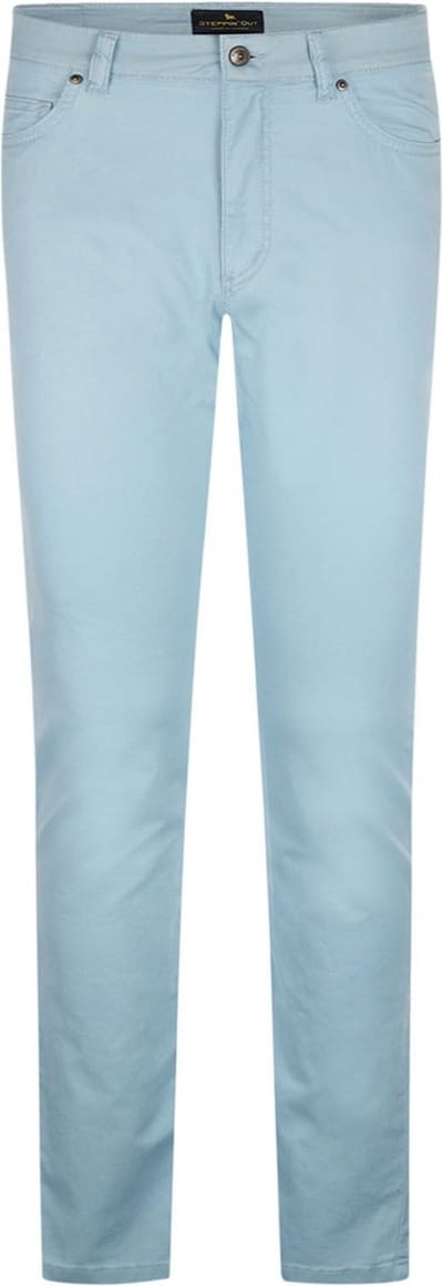 Steppin' Out Broek Johnson Lichtblauw - Maat W 33 - L 34 - Heren - Five-pocket broek