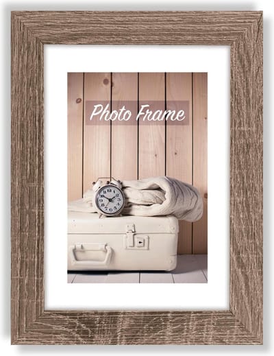 Zep Fotolijst hout - naturel bruin - geschikt voor foto van 20 x 30 cm - staand of hangend