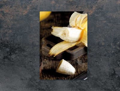 TMK ArtDeko - Snijplank - 35x52 cm - Bananenmotief - Veelkleurig