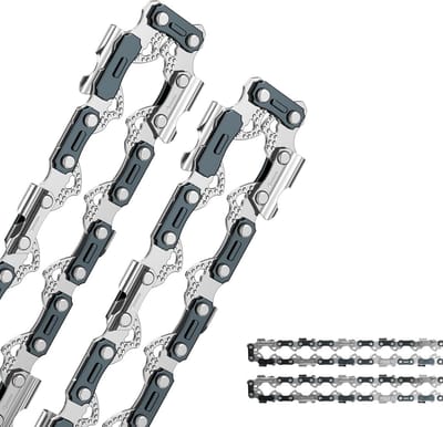 2 Stuks Universele Zaagkettingen 3/8 Inch Met 60 Drijfschakels voor 40cm 16 Inch Zagen