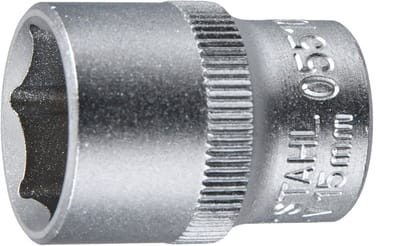 SW-Stahl 05510L dopsleutelinzet I dopsleutel SW 15 mm I 3/8 inch I zeskantprofiel I